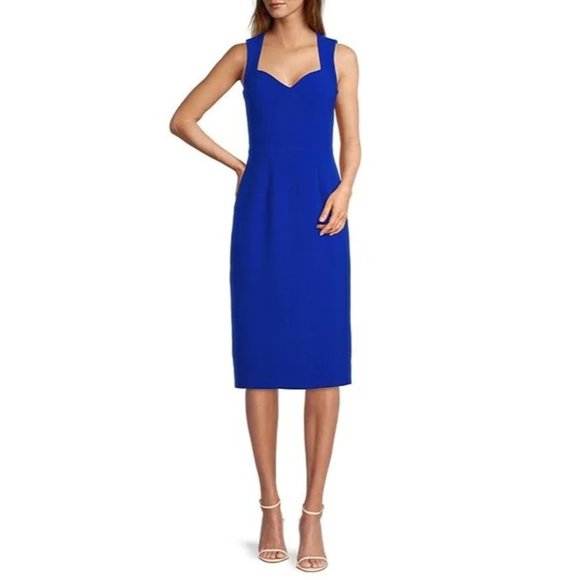 Dress the Population Dresses & Skirts - NWOT Dress the Population Elle Sweetheart Neck Sleeveless Bodycon Midi Dress, Si
